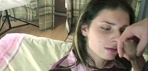  Step Daughter Swallows The Cum